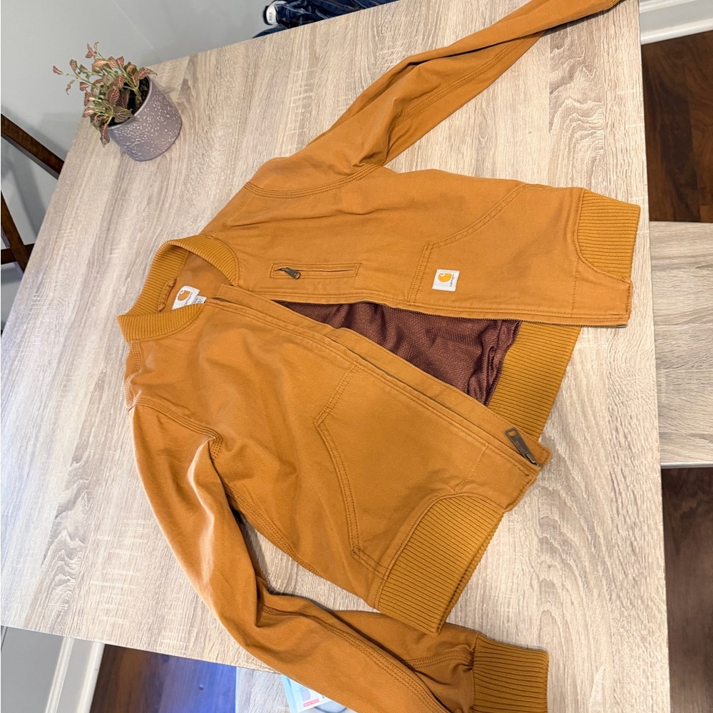 Carhartt Tan Bomber Jacket